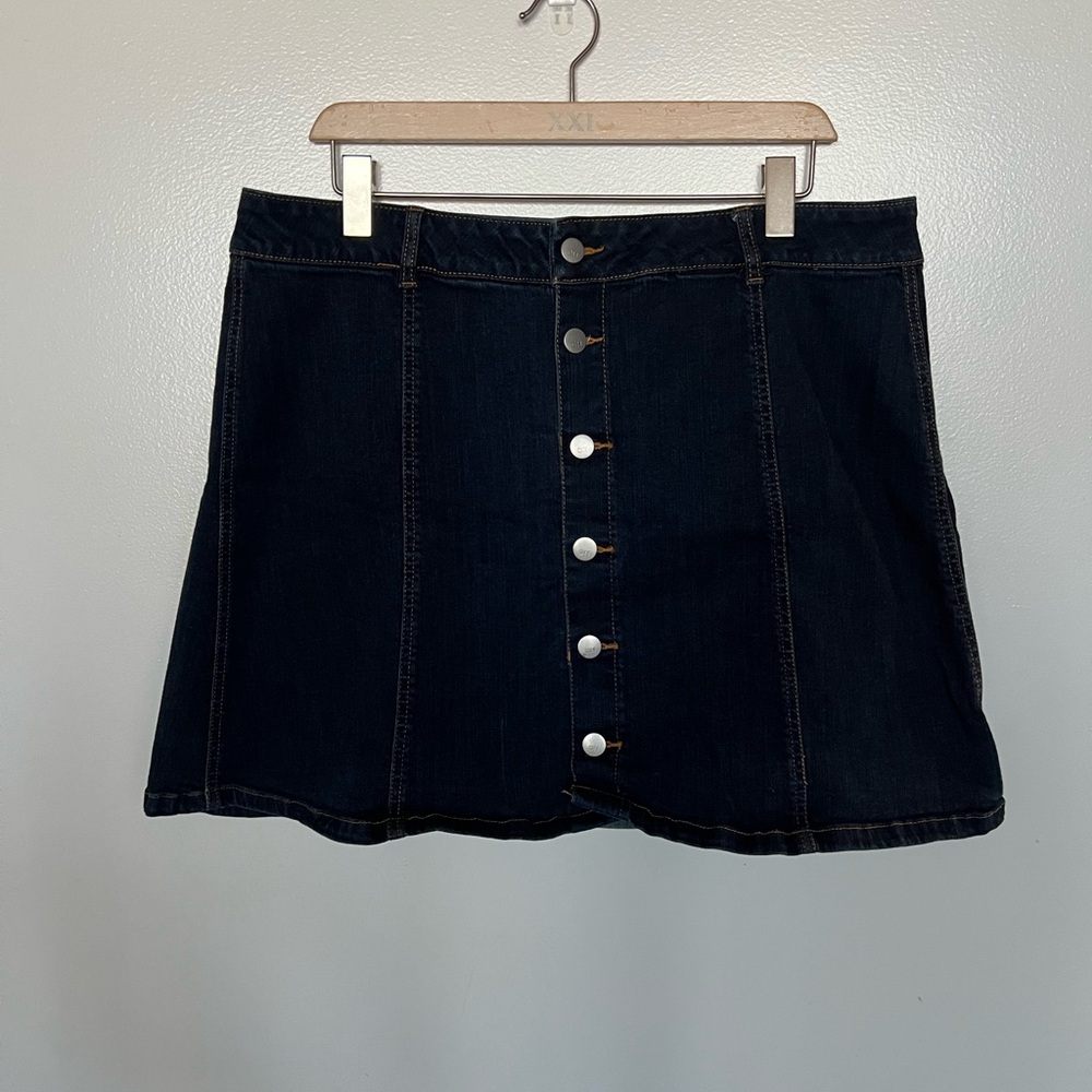 Denver Hayes Denim Mini Skirt Sz 18